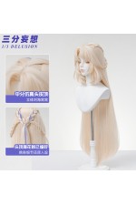 1/3 Delusion Genshin Impact Nicole Reeyn N Light Beige Cosplay Wig